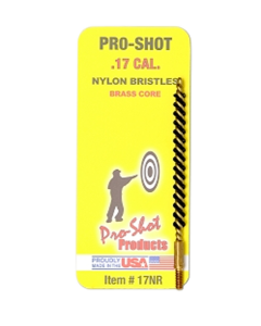 ProShot 17NR Bore Brush  .17 .177 Cal Rifle 540 Thread Nylon Bristles Brass Core
