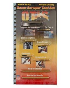 Otis FG932 Brass Scraper Tool Set MSRAR MultiCaliber Pieces Brass Nylon Bristles