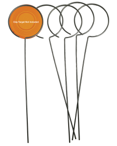 Birchwood Casey Wire Clay Holder Stand Target Holders, 5 Pack