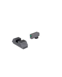 Ameriglo 1l Optic Comp Sights Trit/black-ol .220''f /.295''r For Glock