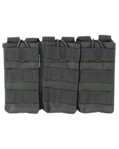 NcSTAR Vism Black Triple AR Mag Pouch