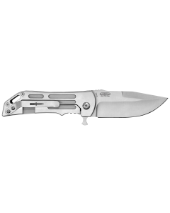 Camillus Dominator II Folding Knife Silver Handle