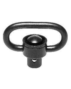 Troy Ind Ssqd Swivel Push Button Black Stainless Steel