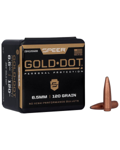 Speer Gold Dot .264 120gr Bonded Soft Point 50ct