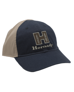 Hornady Snapback H-Patch Hat, Adjustable (Blue/Khaki)