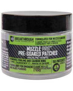 Breakthrough Clean Muzzle Pro Pre-Soaked Patches (50-Pack)