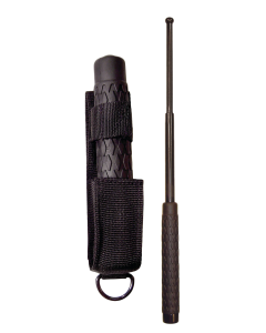 PSP Expandable Baton repels attacker Black Steel