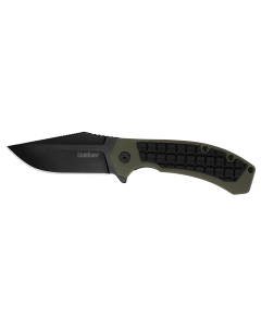 Kershaw Faultline Folding Knife 3 Inch Blade OD Green Handle