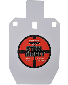 Birchwood Casey Steel Black/Red/White Silhouette Target
