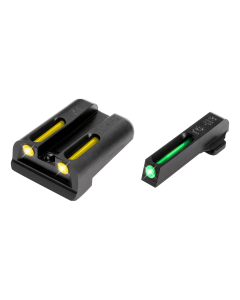 TruGlo TFO Green/Yellow Tritium Fiber Optic Sights Springfield XD