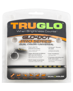 Truglo Glo-Dot Pro Series Fiber Optic Shotgun Sight Black