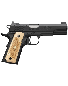 Browning® - 051067490 - 1911-22 Black Label Medallion 22 LR 4.25" Semi Auto 10+1 Black Maple Pistol