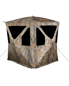 Muddy Outdoors Ravage Camo Ground Blind with Blackout Interior