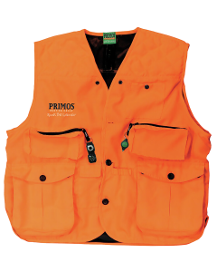Primos GunHunters Vest Medium Blaze Orange with Compass LED Light