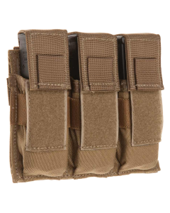 Tacshield Universal Triple Pistol Pouch Coyote 1000D Nylon