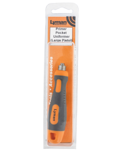 Lyman MultiCaliber Steel Primer Pocket Uniformer Gray/Orange