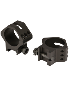 Picatinny Low Profile 34mm Scope Rings - 6-Hole Tactical Weaver Style, Black Matte