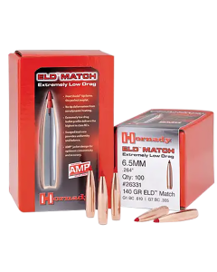 Hornady 7mm ELD Match 162gr Target Projectiles 100/Box