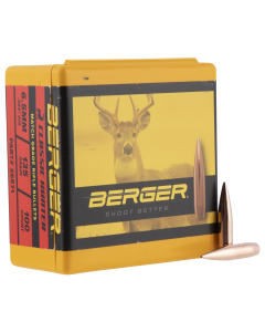 Berger 6.5mm 135gr Classic Hybrid Hunter Projectiles 100/Box