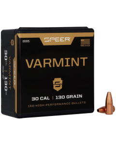 Speer Varmint .30 Cal 130gr Hollow Point Projectiles 100ct