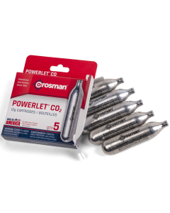 Crosman Powerlet 12g CO2 Cylinders 5-Pack