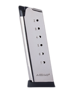 Mec-Gar 1911 Officers 45 ACP Nickel Carbon Steel Magazine - 7 Round