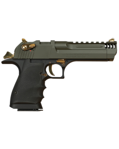 Magnum Research Desert Eagle .50 AE Semi-Auto Pistol - 5" Barrel, Black/Gold