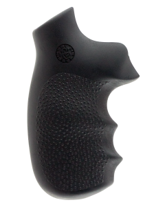 Hogue 48000 OverMolded Monogrip Black Rubber with Finger Grooves for Colt Detective Special, Diamondback, Cobra