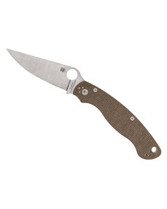 SPY C36MPCW2 Military 2 - Brown Canvas Micarta Handle