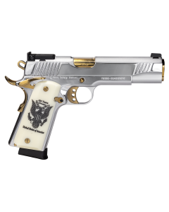 Girsan® - 391094 - MC1911 250th Anniversary 45 ACP 8+1 5" Semi-Auto Chrome Pistol