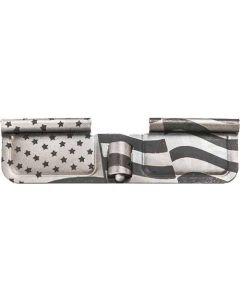 Battle Arms Development Laser Engraved Dust Cover - Waving American Flag AR15/M16