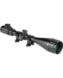 Konus Scope Fighter 4-16x50mm Rifle Scope - Illuminated BDC, Black Matte, w/Rings