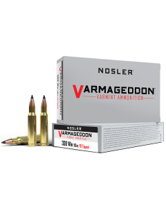 Nosler Varmageddon 308 Win 110 Grain Flat Base Tipped Ammo