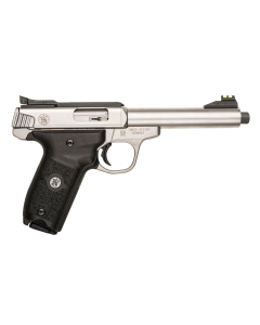 Smith & Wesson - 10201 - SW22 Victory .22 LR 5.50 Semi Auto 10+1 Satin Stainless Pistol