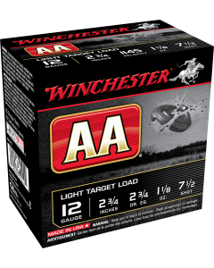 Winchester Aa 12 Gauge 2.75 1 oz 7.5 Shot AAL127