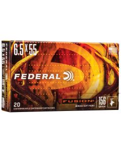 Federal Ammunition 6.5x55 Swedish 156gr Soft Point Ammunition