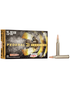 Federal Premium 25-06 Rem 100 Grain Barnes TSX Ammo