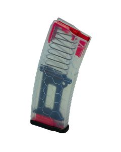 Hexmag® - HX1530-AR15S2-CLR - HexView Series 2 AR-15 5.56x45 NATO 15/30 Round Clear Polymer Magazine