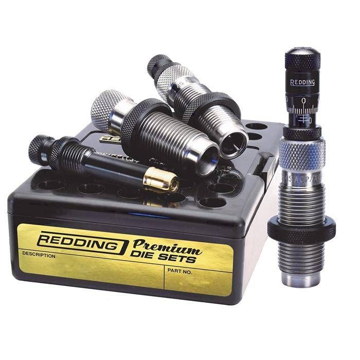 Redding Premium .44 Special/.44 Magnum Handgun Die Set Carbide Button & Micrometer