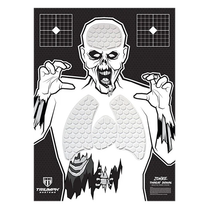 Triumph Systems Threat Down Reactive Splatter Target Zombie 30X22