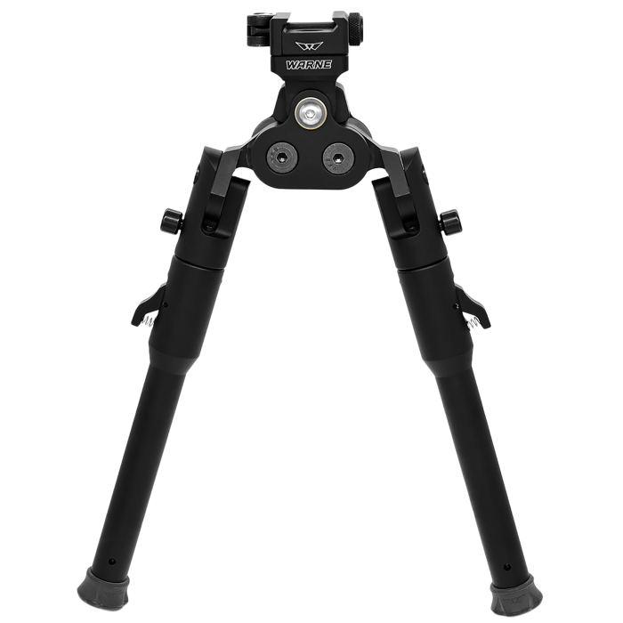 Warne Skyline Pro Bipod Black Anodized With Lite Legs