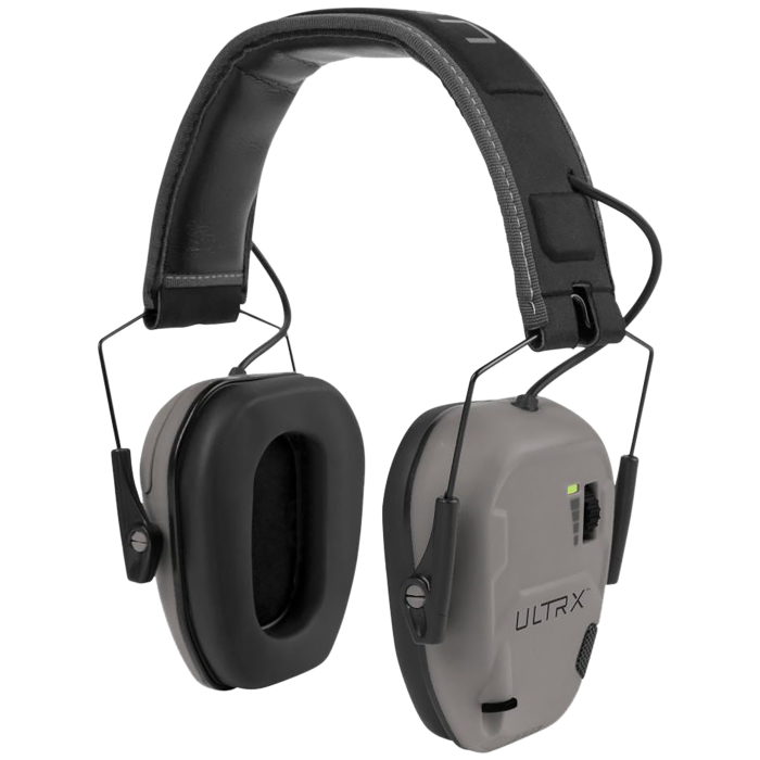 Allen Ultrx Bionic Electronic Earmuff 22 Db Cement Gray