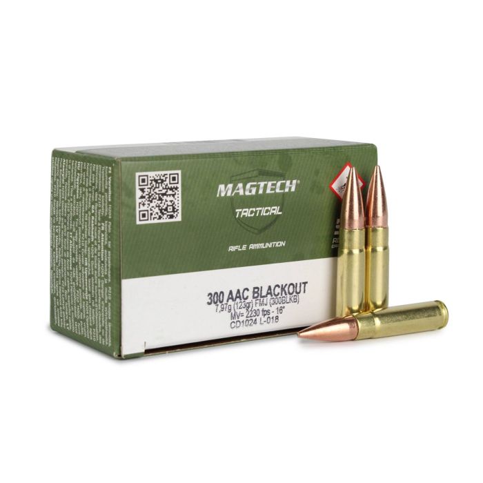 Magtech Tactical 300 Blackout 123 Gr FMJ