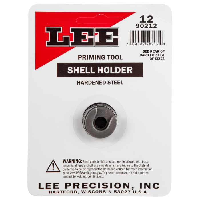 Lee Auto Prime Shellholder #12 22 Ppc Cartridge Compatible