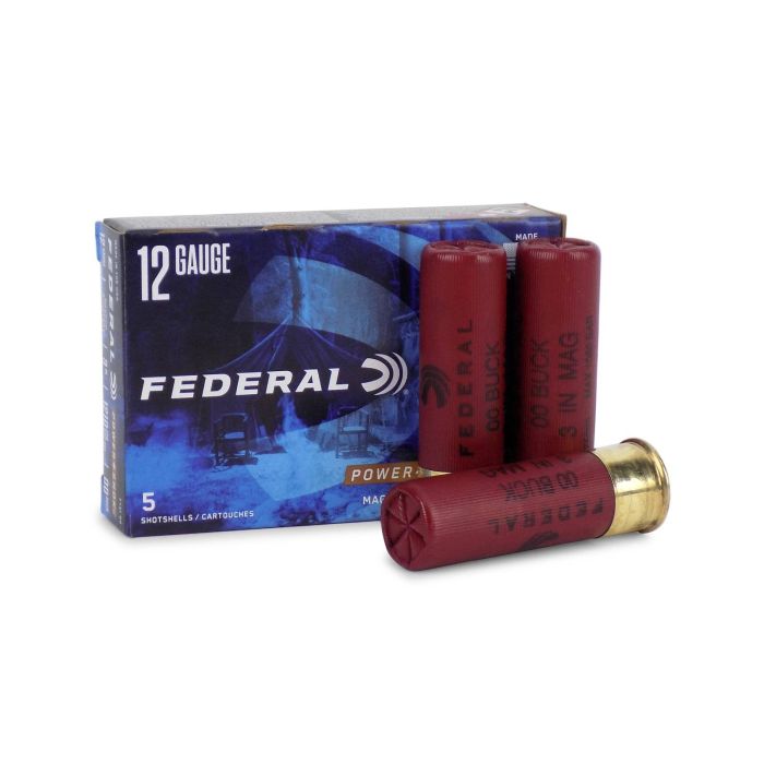 Federal Power-Shok 12 Gauge 3" 1-7/8 oz 15 Pellet Magnum 00 Buck F13100 Ammo Buy