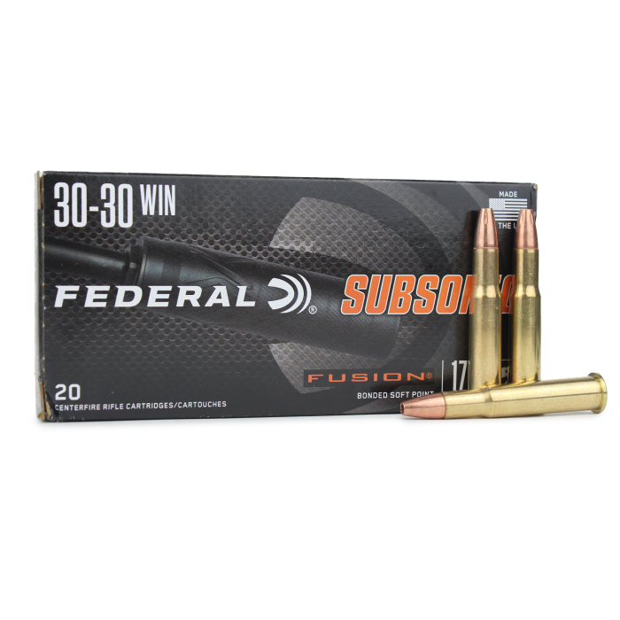 Federal Subsonic 30 30 Win 170 Gr Fsp