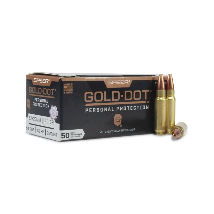 Speer Gold Dot 5.7x28 40 Grain JHP | Ammunition Depot