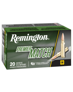 Remington Premier Match 223 Remington 52 Gr Hollow Point Boat-Tail (Box)