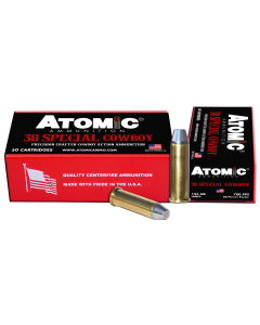 Atomic Cowboy Action 38 Special 125 Grain Lead Round Nose Flat Point 451 (Box)