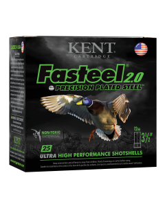 Kent Cartridge Fasteel 2.0 12 Gauge 3.50 1 3/8 oz BB Shot K1235FS40BB (Box)